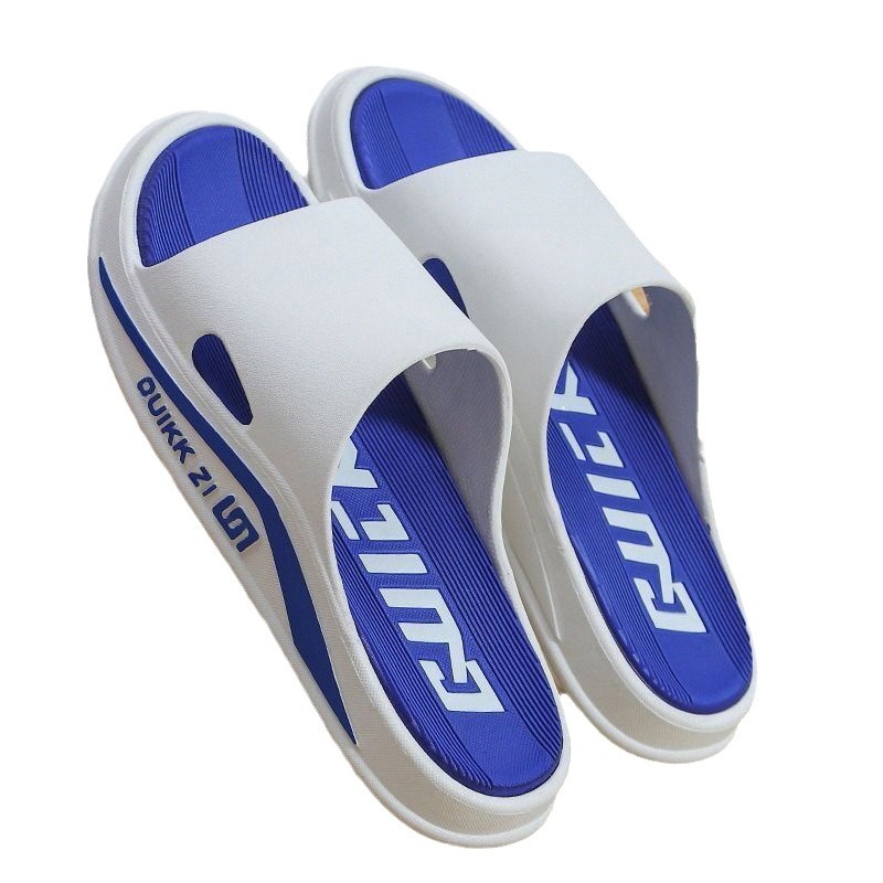 New summer sandals fashion trendy men's slippers casual soft bottom outer wear thick bottom beach indoor slippers men's wholesale