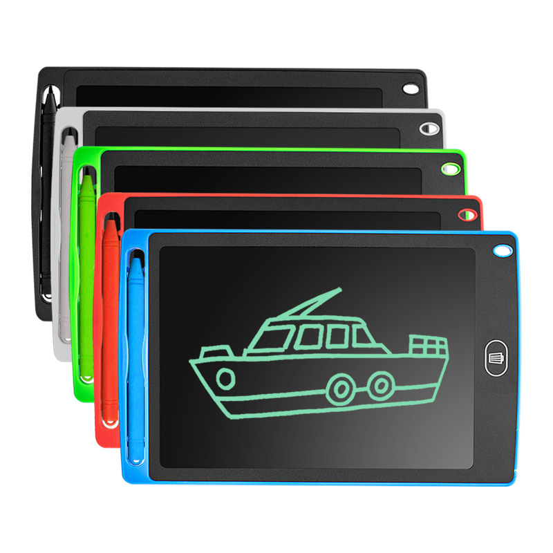 Tablero de dibujo para niños Tablero de escritura a mano LCD de 12 pulgadas Tablero de escritura de borrador de mensaje de graffiti electrónico LCD Tablero de dibujo para niños