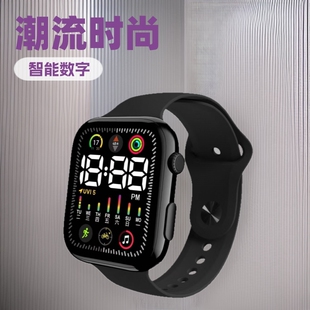 New LED electronic watch S7 square trend fashion digital sports student children LED electronic watch wholesale
