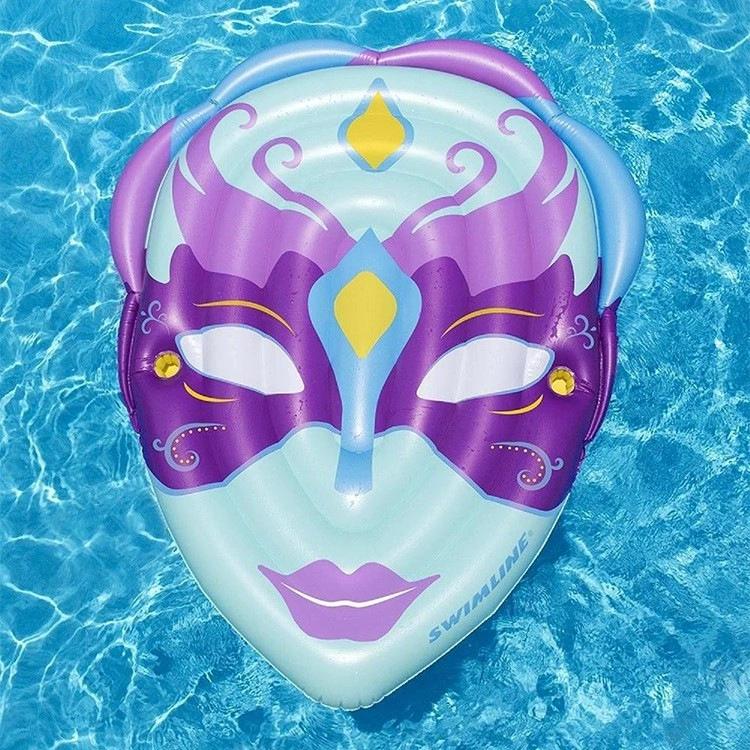 Производитель поставляет ПВХ надувная маска плавучий стул для взрослых смайлик плавучий