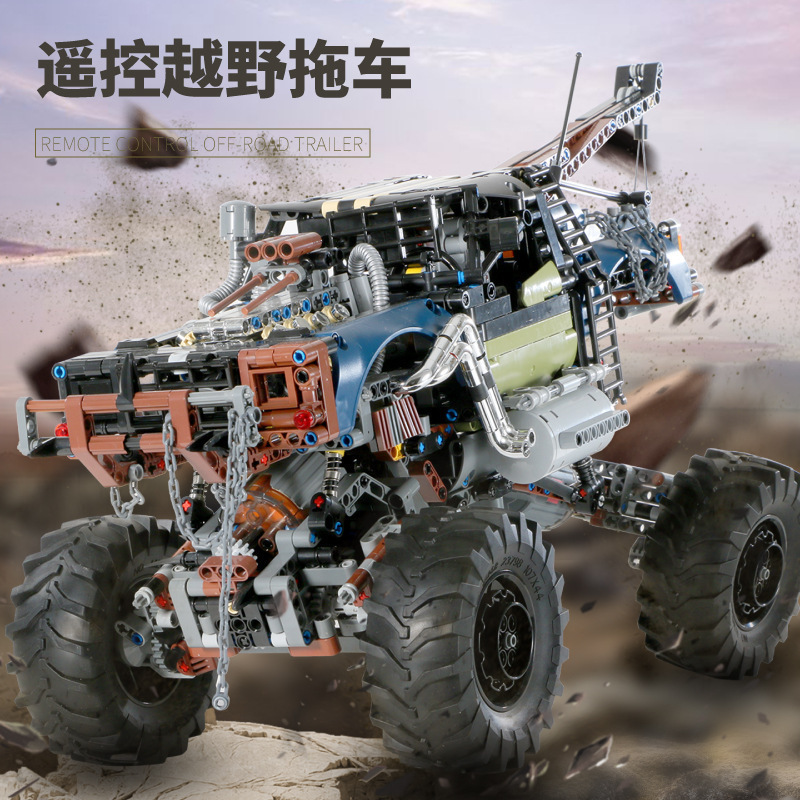 Yuxing 18006 Crawler Remote Control Climbing Car Four-Wheel Drive Off-Road Vehicle Adult High-Difficulty Assembly Building Block Toy for Men Yuxing 18006 Crawler Remote Control Climbing Car Four-Wheel Drive Off-Road Vehicle Adult High-Difficulty Assembly Building Block Toy for Men
