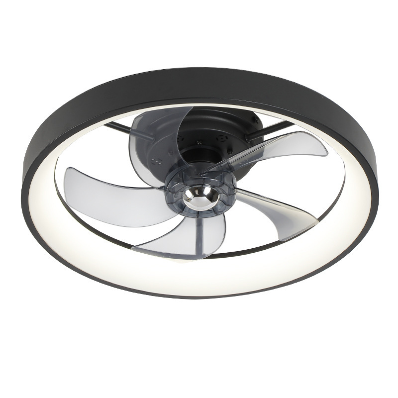 Ventilador de Techo Invisible con Luz 110V, Hierro y Plástico, Conversión de Frecuencia y Control Remoto, para Dormitorio image 6