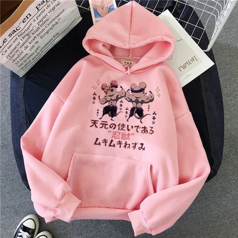 Y2k Japan Anime Women Sweatshirts Manga Plus Size Hoodie
