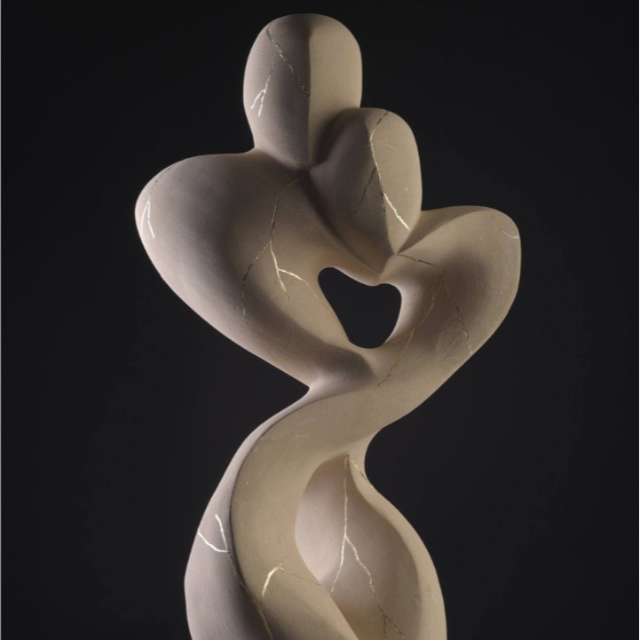 跨境工艺品情侣摆件家居客厅办公室桌面抽象人物装饰玄关摆设