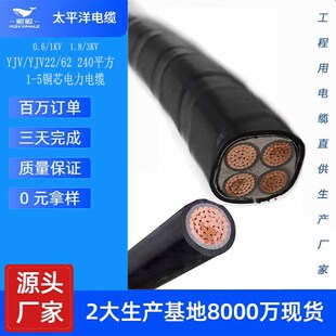 低煙無鹵電纜WDZBN-YJY/YJE 3x240+1x120電纜線廠家直銷現貨價格