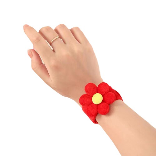 Kindergarten little red flower ring wedding celebration bracelet hairpin brooch Spider-Man Superman Captain America bracelet