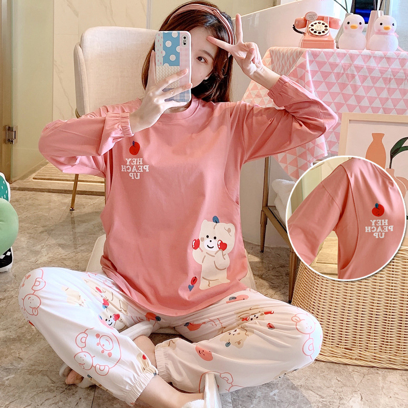 坐月子服春夏款产后5月份6孕妇睡衣女春夏季产妇怀孕期哺乳家居服