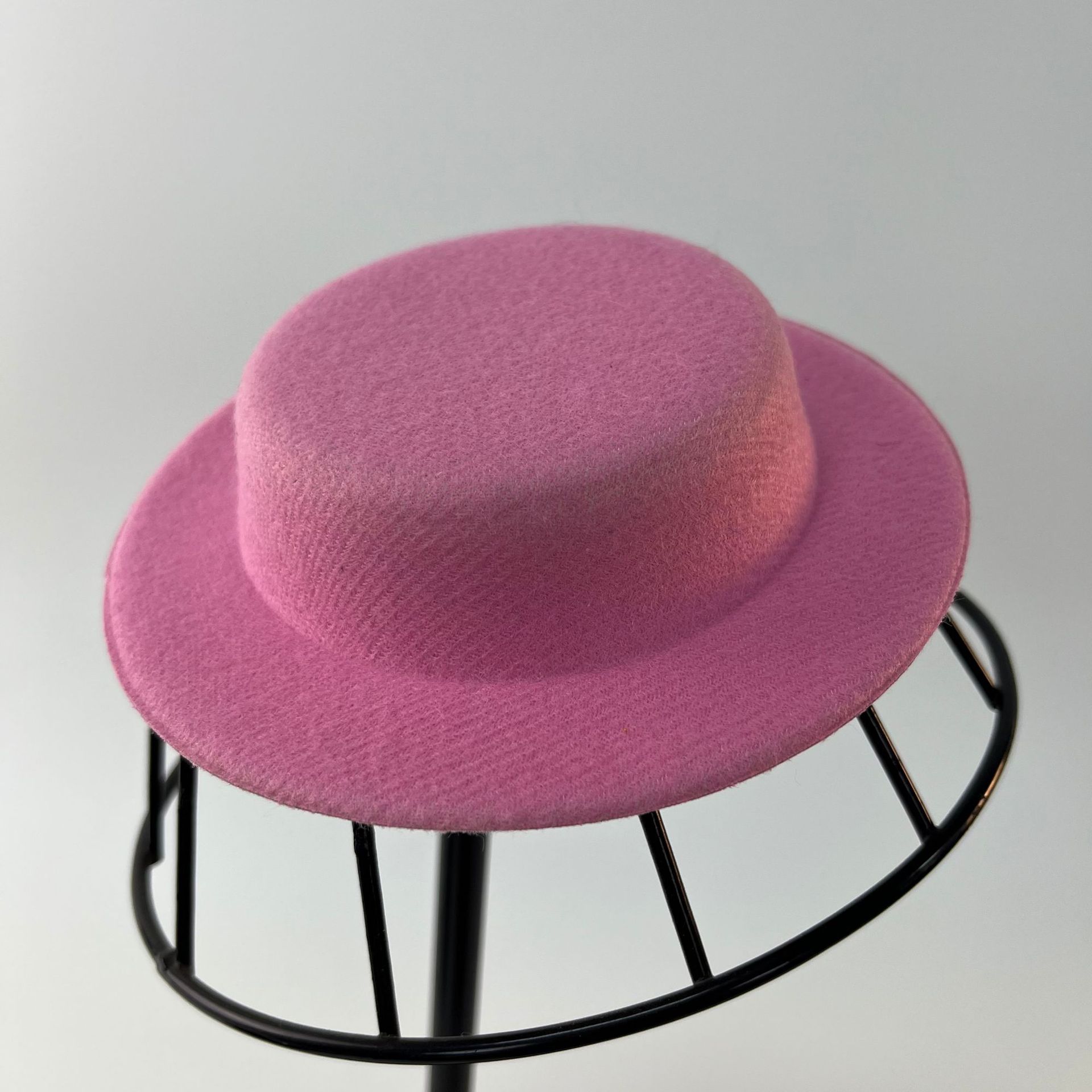 Accesorios DIY SD muñeca sombrero pequeño sombrero de tela Bjd muñeca tirar sombrero de tela Lolita sombrero desnudo hecho a mano 13cm