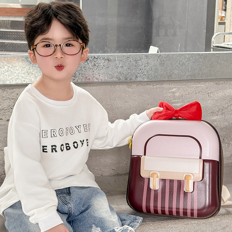 2025 nueva mochila de jardín de infantes encantadora mochila de casco duro para bebés de 2 - 5 años de edad mochila de marea 3