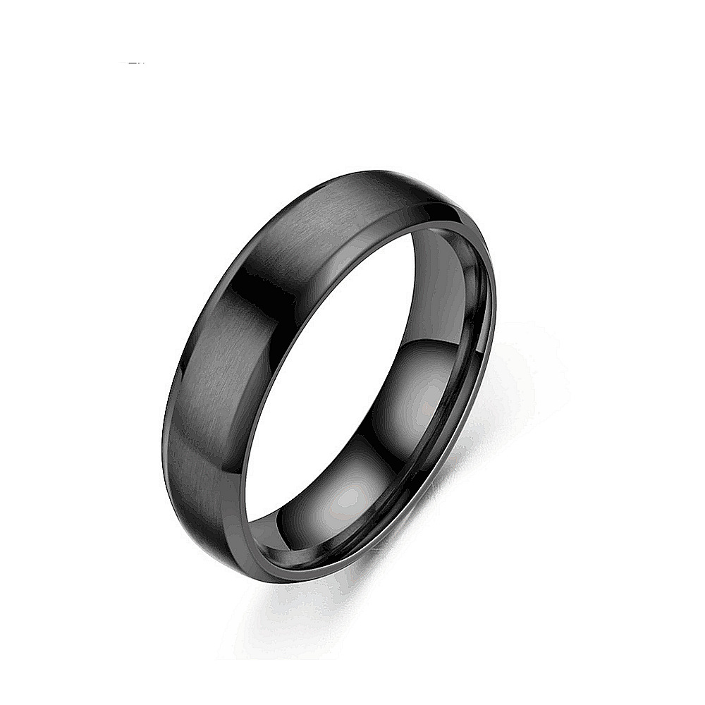 5g Weight Rings Classification 1 Piece Quantity Daily Occasion Titanium Steel Material Circle Pattern Unisex Gender Plating Design Simple Style Style Simple Style Titanium Steel Circle 7