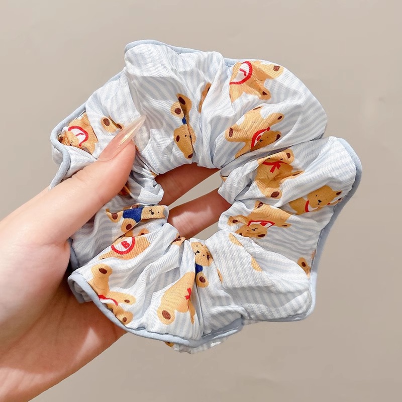 Anillo de cabello de intestino grande coreano para mujeres de alto nivel toallas cuadradas cuerdas de cabello de alta elasticidad y elásticas duraderas flojas flojas