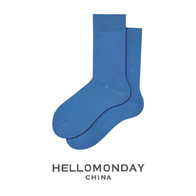 34012 Zhuji calcetines de dopamina de color sólido medias de hombre mediados de la pantorrilla ins moda estilo preppy mujeres retro japonesas