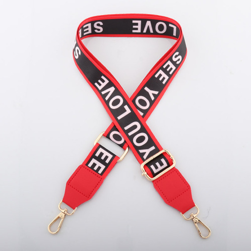Bag wide strap accessories crossbody strap letter strap wide shoulder strap colorful adjustable shoulder bag wide strap