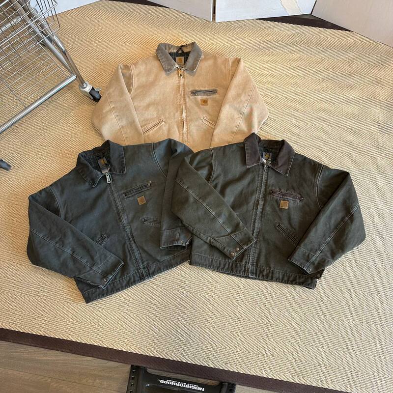 High Version Carhartt Cleanfit Old Retro Medieval J97 Washed Jacket Trendy High Version Carhartt Cleanfit Old Retro Medieval J97 Washed Jacket Trendy