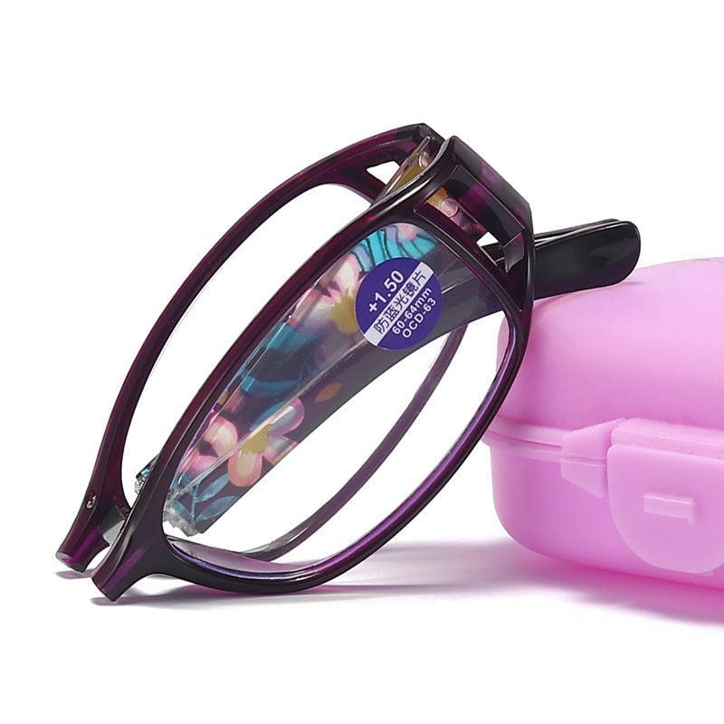 新型ファッションプリントブルーレイ防止老眼鏡ハイビジョン放射線防止抗疲労走江湖露店老眼鏡女|undefined