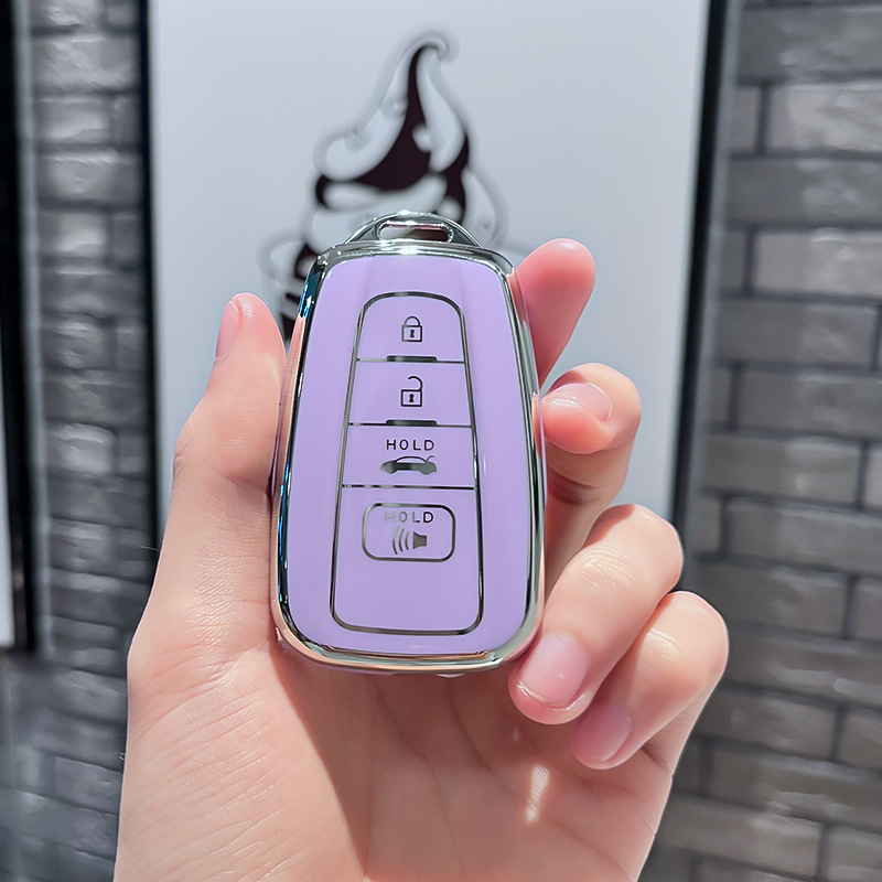 토요타 P 모델 - 스마트 4버튼 스피커 [싱글 쉘 퍼플] + 실버 번호판