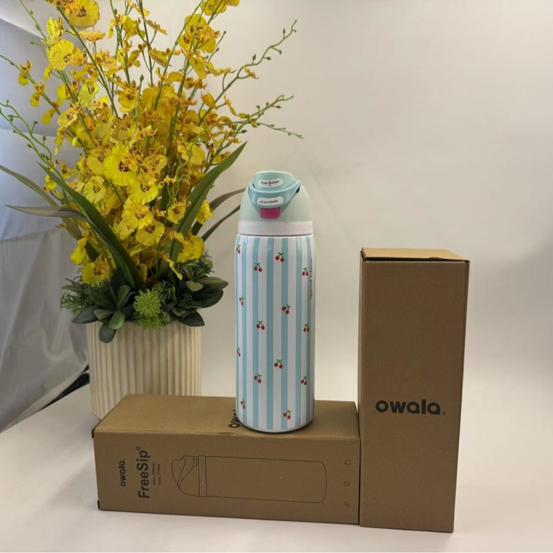 新款Owala32oz24oz运动水壶304不锈钢保温杯户外便携手提式双饮杯|undefined