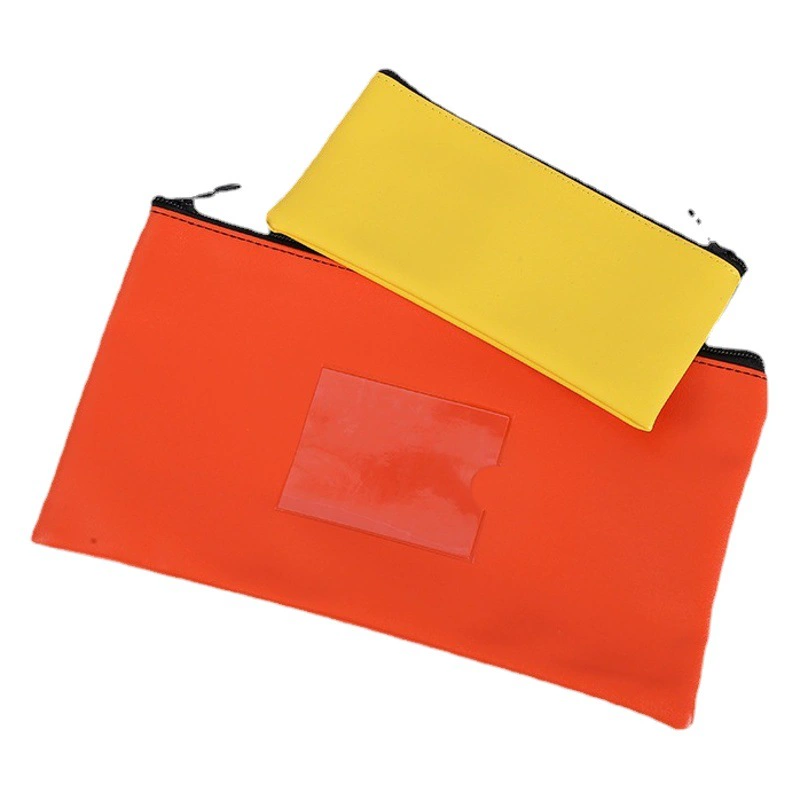 Европейская и американская банковская сумка слот для карт окно сумка для счетов из искусственной кожи сумка для хранения депозитных файлов с логотипом