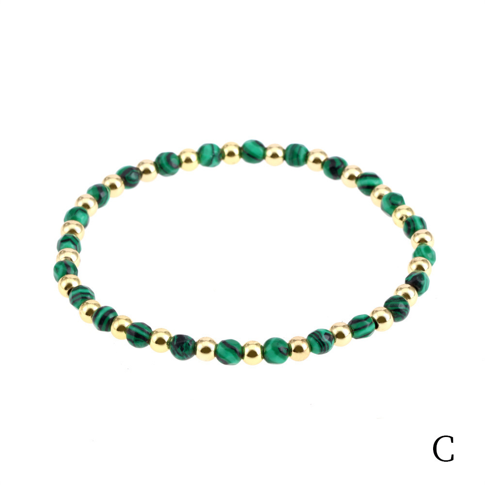 Fashion Geometric Semi-precious stone Beaded Womenu0027S Bracelets 1 Piece