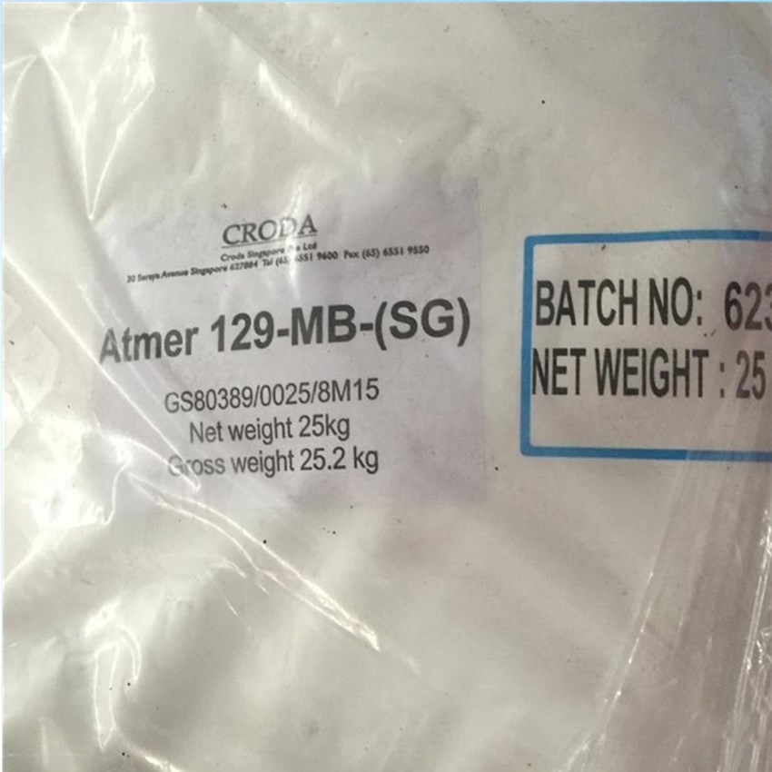 Agente antiestático Croda ATMER 129 MB agente antiestático interno grau de moldagem por injeção agente antiestático plástico.