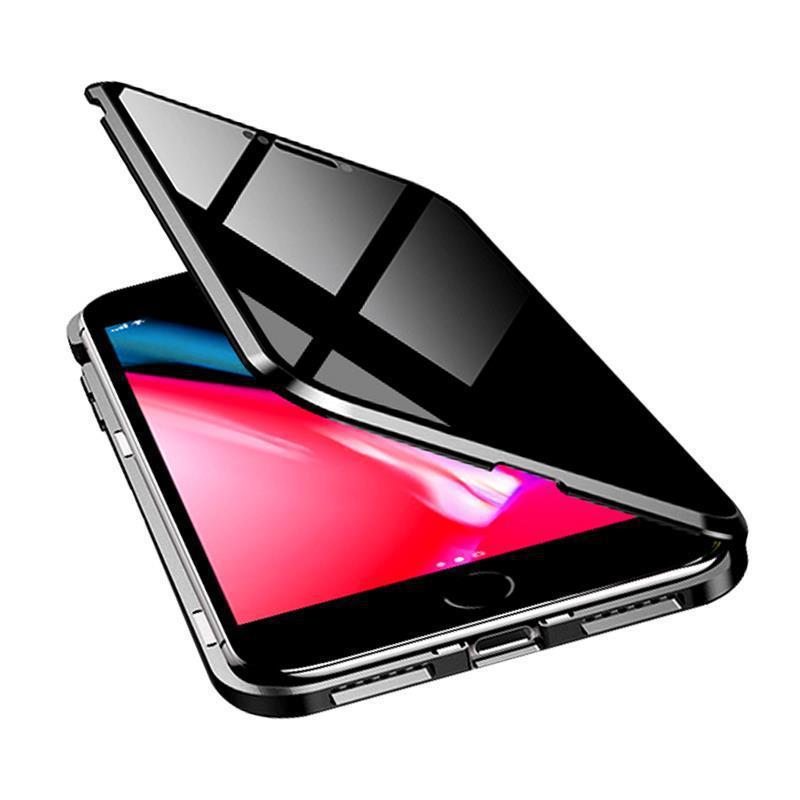 Doble cara anti-Pío magnético rey teléfono caso adecuado para iPhone13Promax vidrio magnético MARCO DE METAL DE Apple 14