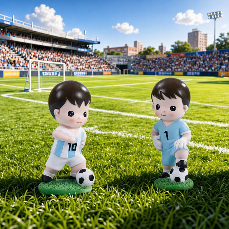 World Cup Football Player No. 10 No. 1 doll handmade crafts gift lighting decoration desktop decoration