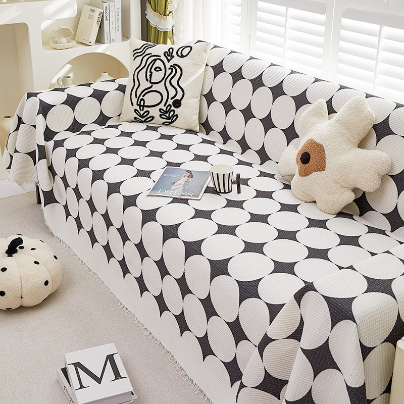 Cubierta del sofá Toalla de tela ins Estilo nórdico sofá manta cubierta toalla todo incluido cubierta del sofá de tres personas cuatro estaciones cojín universal del sofá