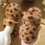 防滑秋冬新款厚底棉拖