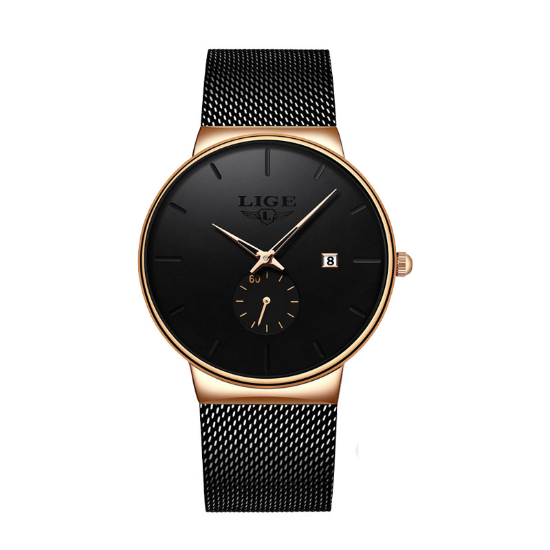 Cross-border wholesale fashion personality leisure business quartz watch men's watch calendar waterproof large dial men's wrist watch