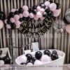 Happy Birthday Happy Balloon Set HappybirthDay Adult Birthday Background Wall layout aluminum membrane balloon