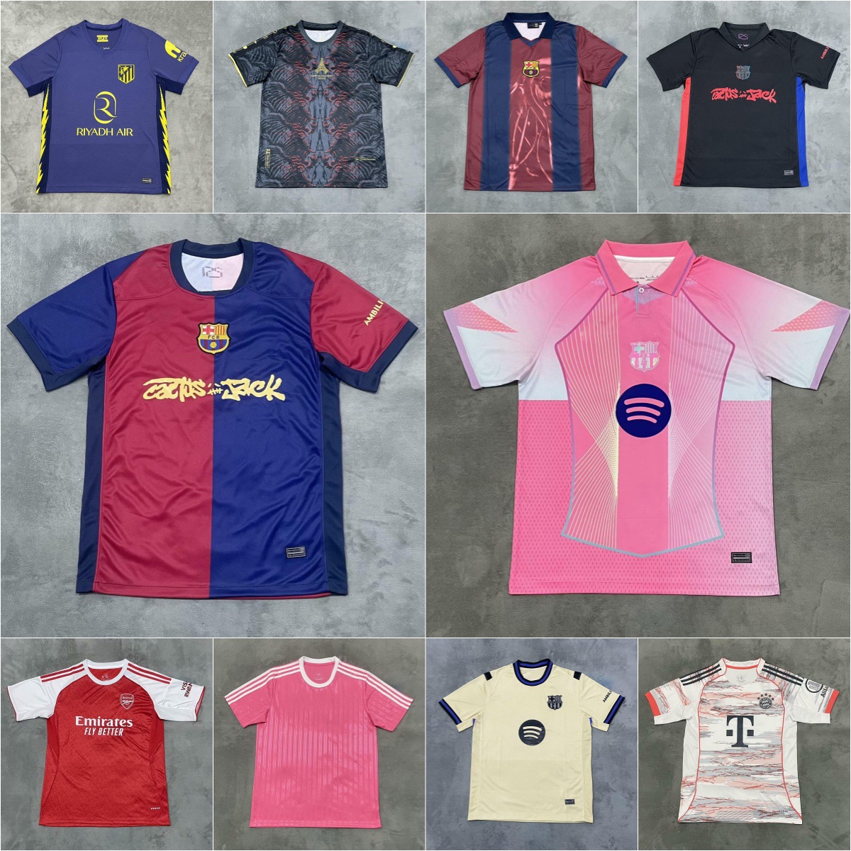 2526 new soccer jersey Barcelona Paris Arsenal Bayern Riyadh Ajax Betis Thai version jersey