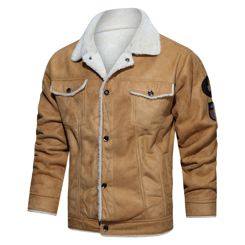Men's Clothing Men's fur one-piece jacket_voghion.com