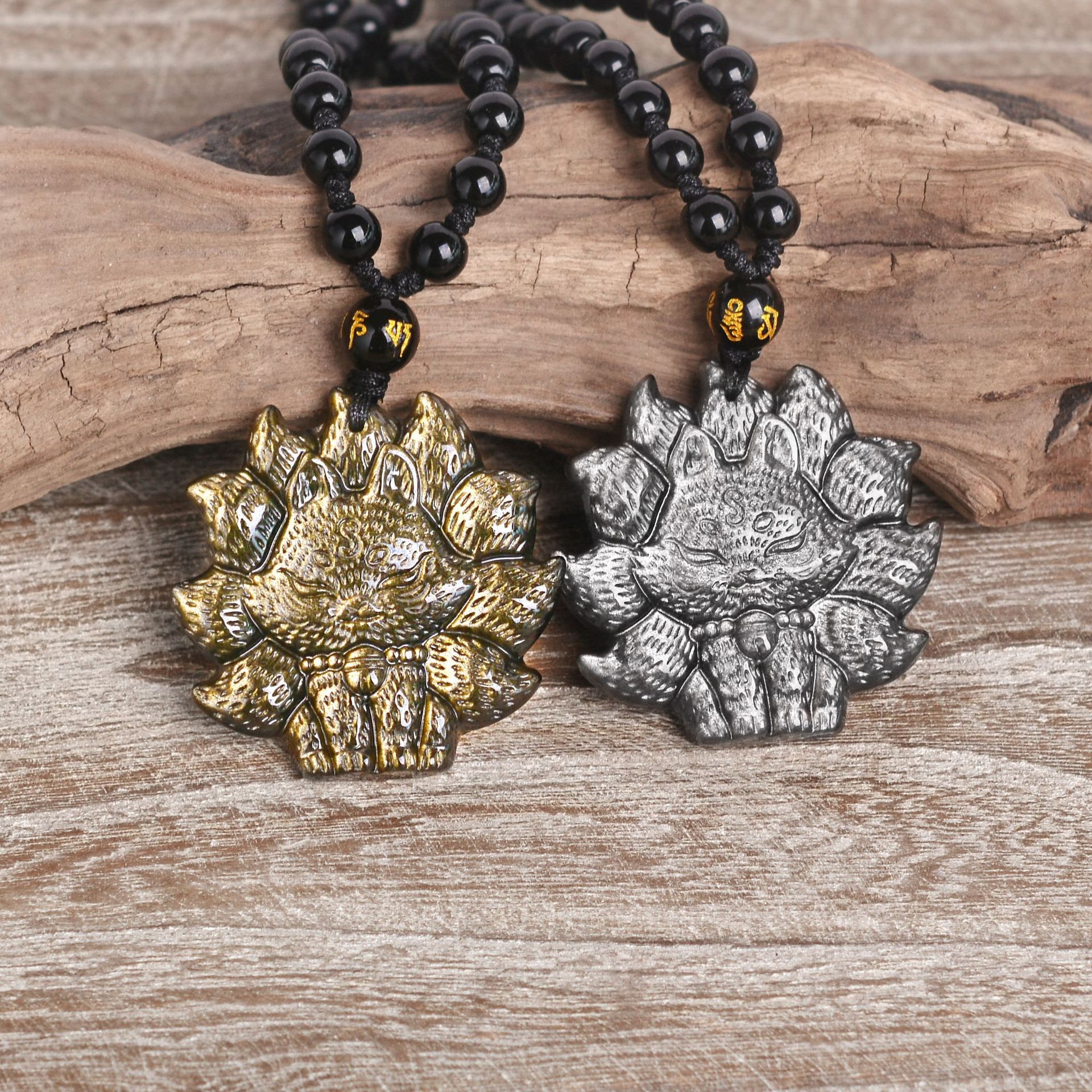 retro fashionable trend organic necklace for men and women