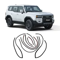 Применимо для нового автомобиля Toyota Prado полностью звуконепроницаемые уплотнения LC250 дверные уплотнения для модифицированных деталей