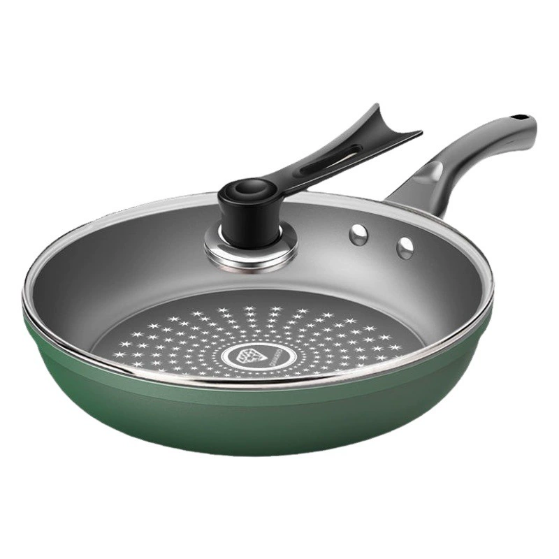 Оптовая продажа Odes Crystal Diamond Upgrade Антипригарная сковорода Сковорода Меньше дыма Газовая плита Индукционная плита Универсальная сковорода