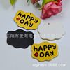 8376-HAPPY DAY mobile phone beauty shoes and clothing headgear DIY handmade jewelry accessories pendant patch 100