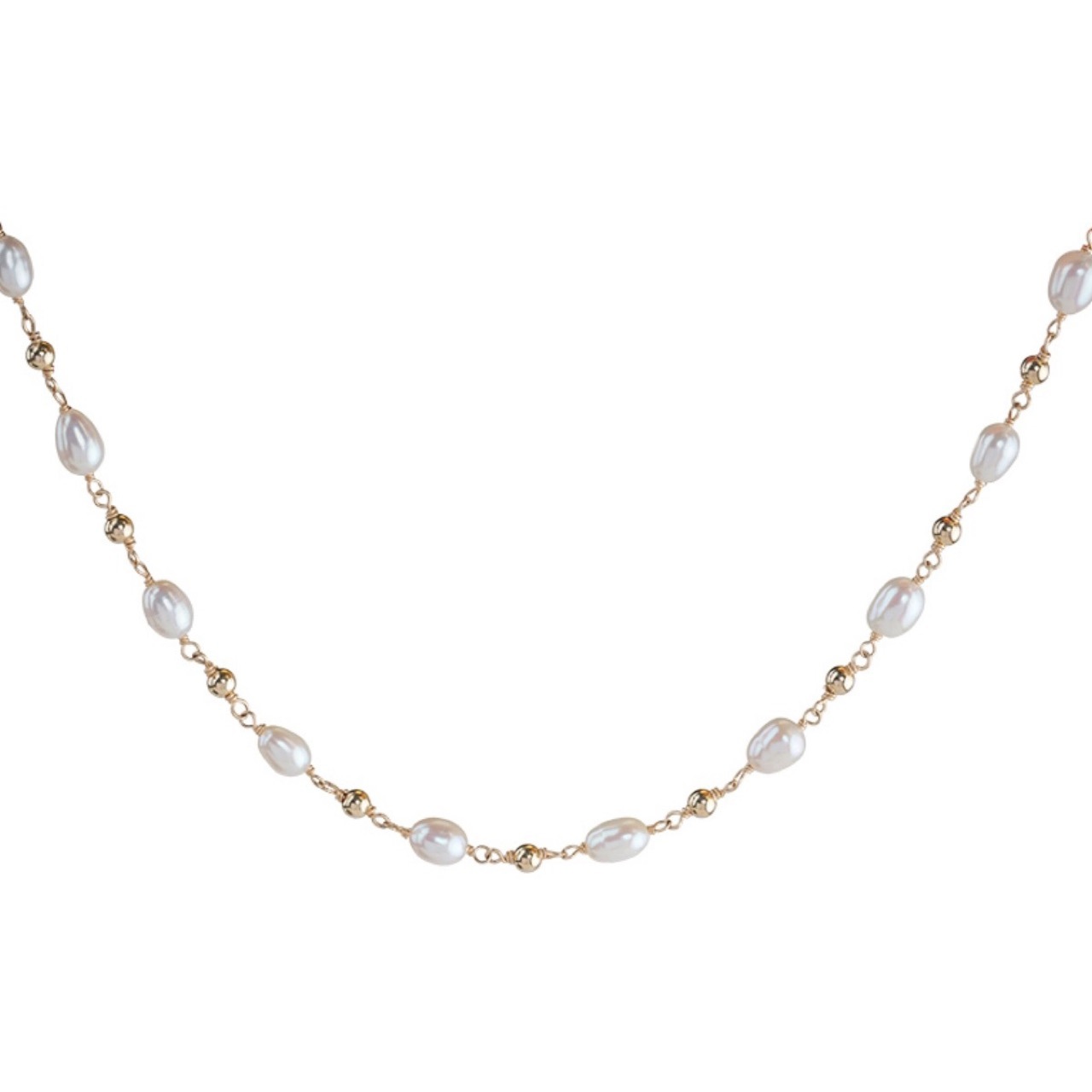 Luxury Pearl Necklace With Magnetic Clasp For Women Choker_voghion.com