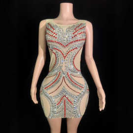 小众设计新款露背修身晚礼服舞会酒吧音乐节宴会超重工敬酒服派对