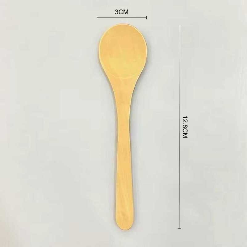 Sye厂家直销荷木甜品勺木质餐具家用木勺咖啡勺可刻logo蜂蜜木勺|undefined
