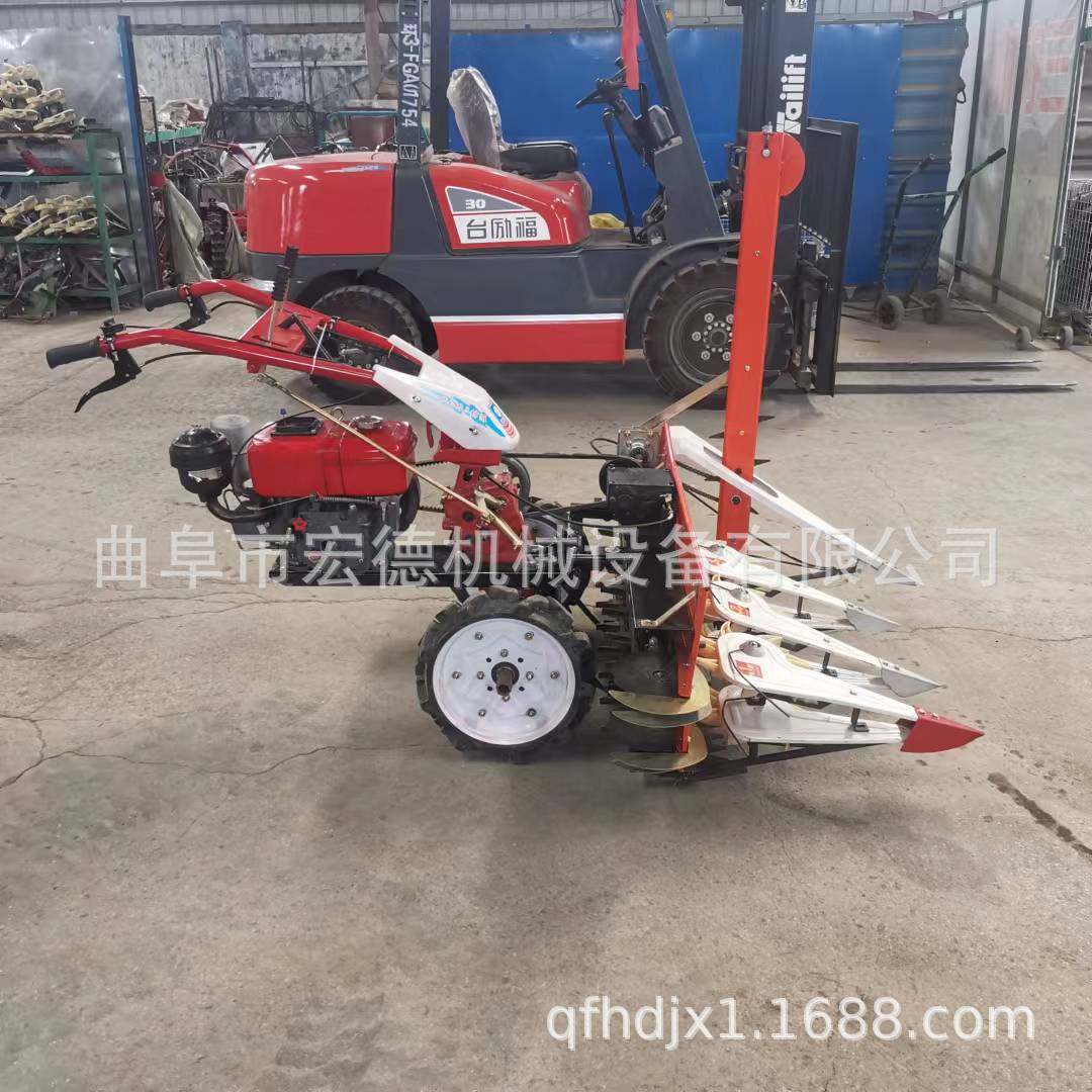 薄荷艾草割晒机 黑麦草益母草收割机 夏枯草芦苇割倒机