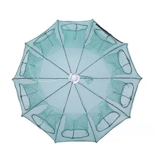Inverted fish umbrella cage at the bottom of shrimp cage, new automatic umbrella net, eel cage, moving net, fishing net and fishing gear wholesale