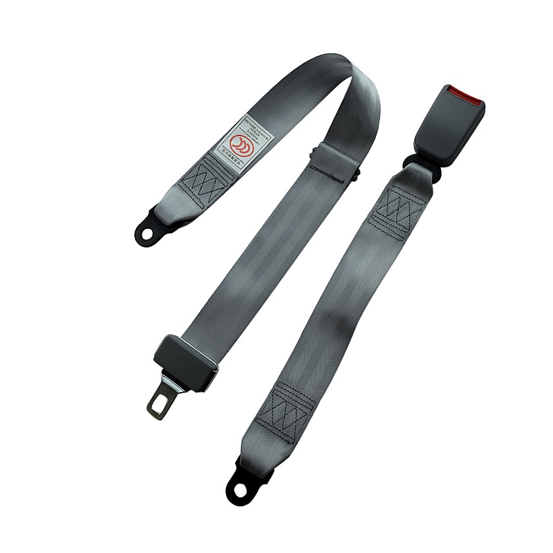 Car Seat Belt for Buses, Trucks, and Amusement Facilities, Waist-Type Two-Point Seat Belt with 3C Certification, Adjustable Length