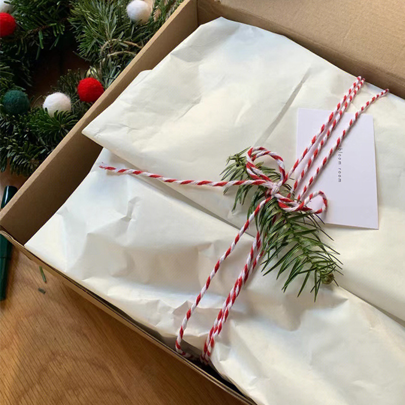 白色雪梨纸花束内衬礼品鲜花包装纸褶皱背景纸幼儿园环创材料diy