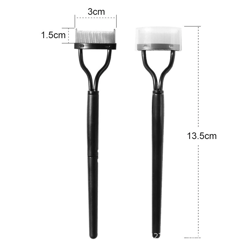Мини складной стальной очиститель Sterling Cleaner Cleaner Swip горячий X прямой рукоять маленькая щеточка для бровей набор инструментов макияжа недорогие производители