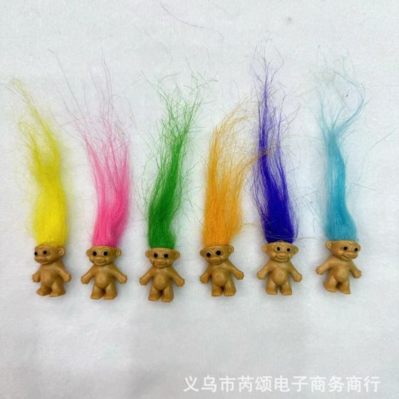 Factory Direct Sales in stock supply monochrome hair child doll magic hair elf mini long hair ugly baby doll wholesale