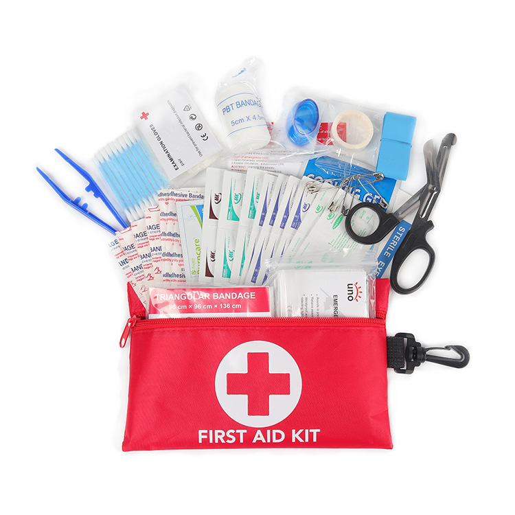 Mini with Buckle Car Medical First Aid Kit Portable Waterproof Travel Home Office Outdoor Medical Kit