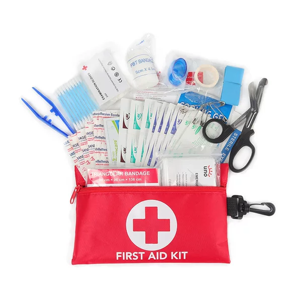 Mini with Buckle Car Medical First Aid Kit Portable Waterproof Travel Home Office Outdoor Medical Kit