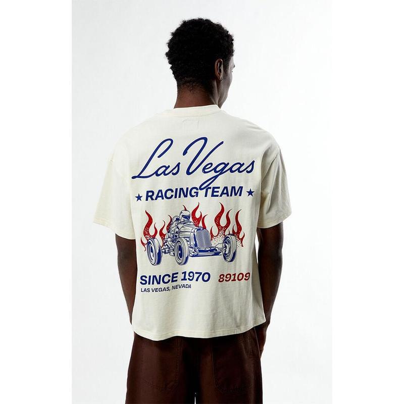 Cross-Border European Size Pacsun Men's Vegas Boxy T-Shirt