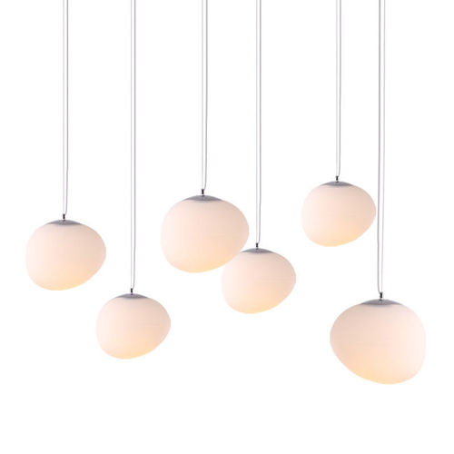 北欧创意玻璃吊灯简约客厅餐厅儿童卧室创意丹麦设计师鹅卵石吊灯