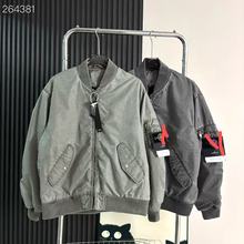 跨境Stone Island石头岛男重工棒球服夹克棉服保暖棉衣外套岛外贸